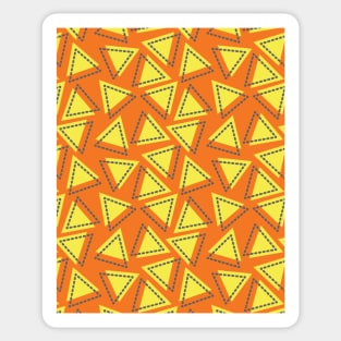 Triangle Shape Seamless Pattern 017#002 Sticker